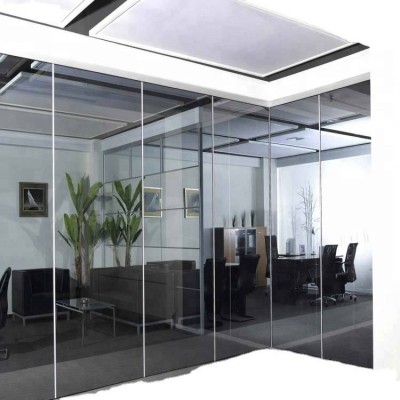 2020 New Product Interior Frameless Glass Sliding Doors For Office