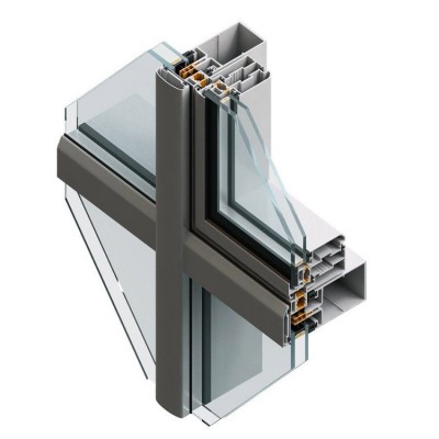 Point-Supporting Glass Curtain Wall with Stainless Steel SPIDERS claws